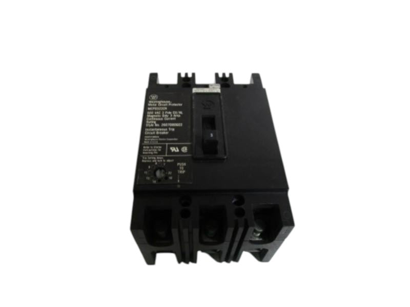WESTINGHOUSE MCP0322CR CIRCUIT BREAKER 3A NSNP