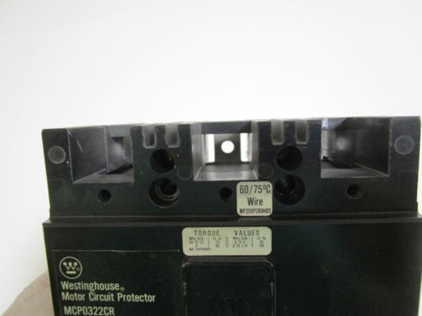 WESTINGHOUSE MCP0322CR CIRCUIT BREAKER 3A NSNP
