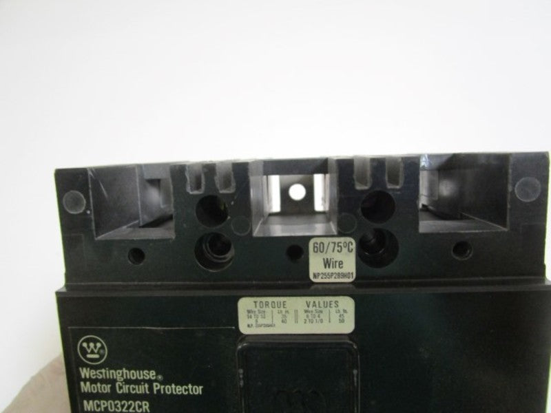 WESTINGHOUSE MCP0322CR CIRCUIT BREAKER 3A NSNP