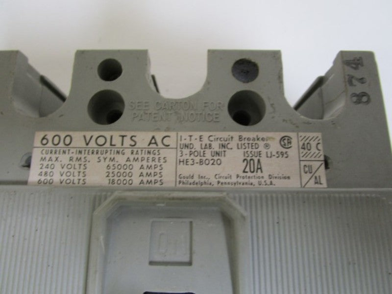 ITE HE3-B020 REMANUFACTURED
