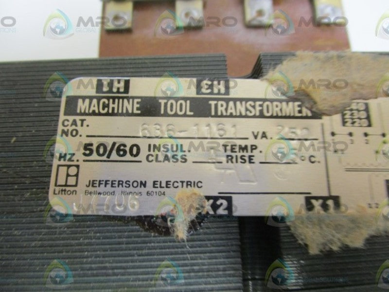 JEFFERSON ELECTRIC TRANSFORMER 636-1161 NSMP