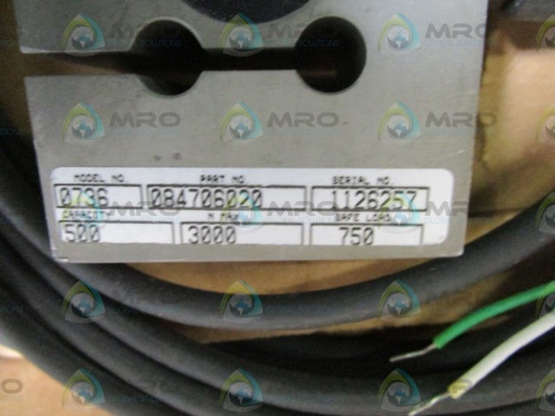 METTLER TOLEDO 084706020 LOAD CELL NSMP