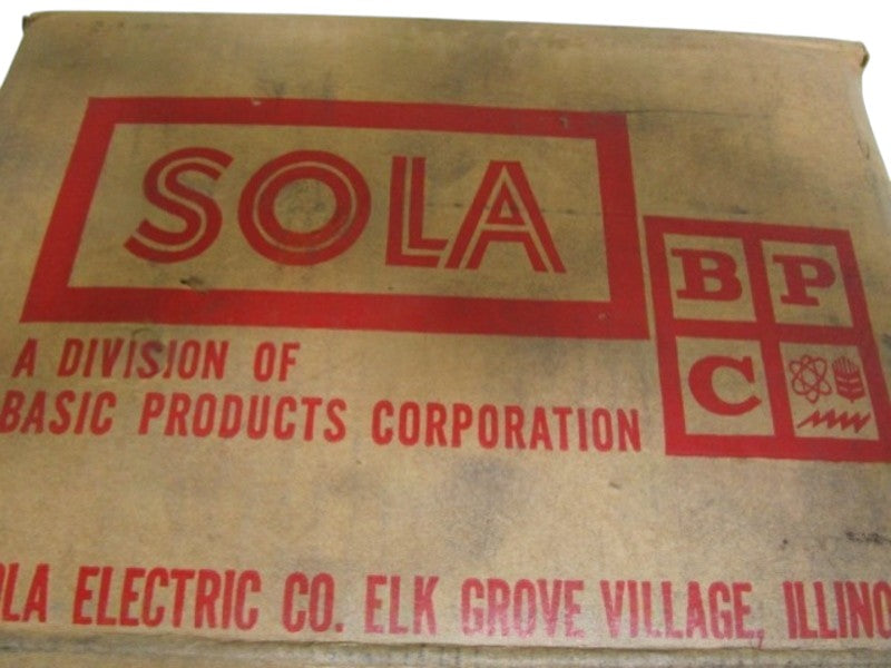 SOLA CONSTANT VOLTAGE TRANSFORMER 22232 NSMP