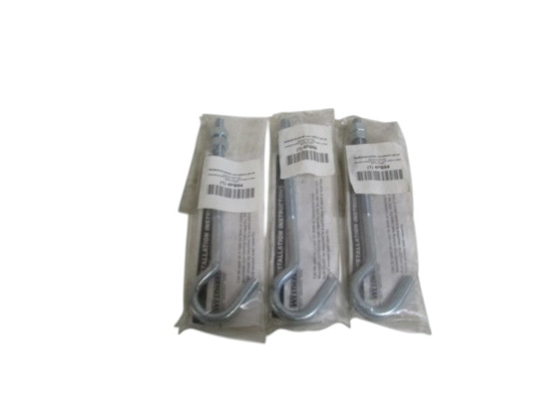 LOT OF 3 WESTWARD HOOK BOLT 4PB84 NSNP IN BAG