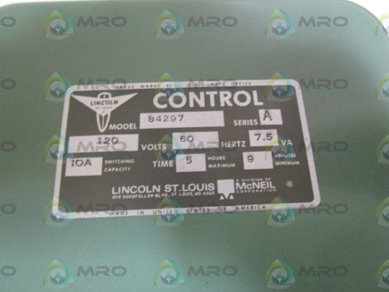 LINCOLN TIMER CONTROL 5HRS 84297 NSNP
