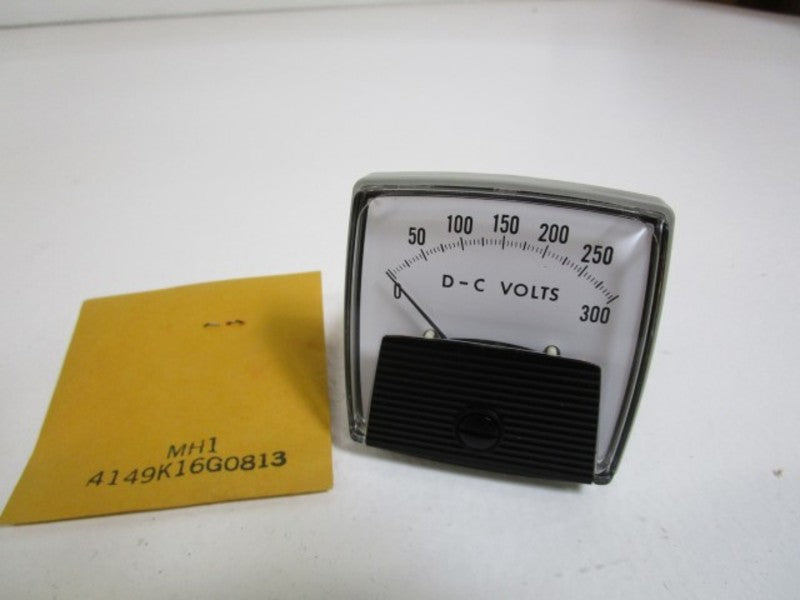 YOKOGAWA 0-300 DC VOLTS PANEL METER 250-220-RXRX NSMP