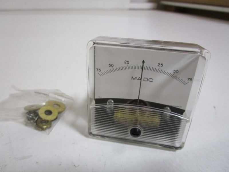 LFE 75-0-75 MA DC PANEL METER 20-7403-0100 NSMP