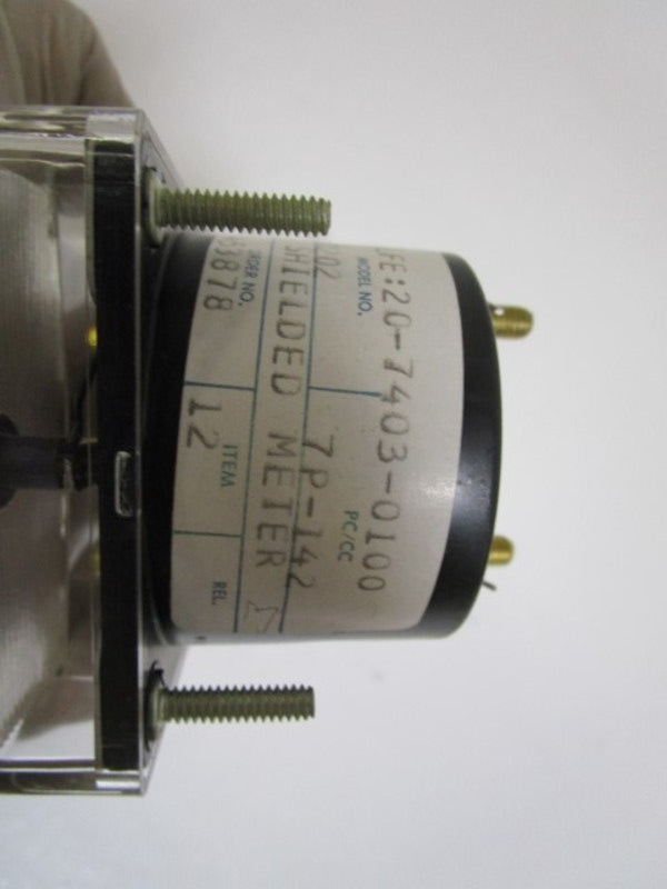 LFE 75-0-75 MA DC PANEL METER 20-7403-0100 NSMP