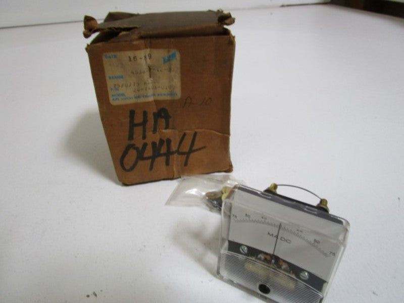 LFE 75-0-75 MA DC PANEL METER 20-7403-0100 NSMP