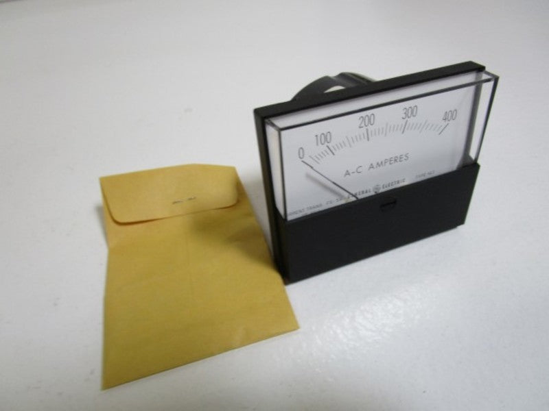 GENERAL ELECTRIC 0-400 AC AMPS PANEL METER 50-167141LSSC1 NSMP