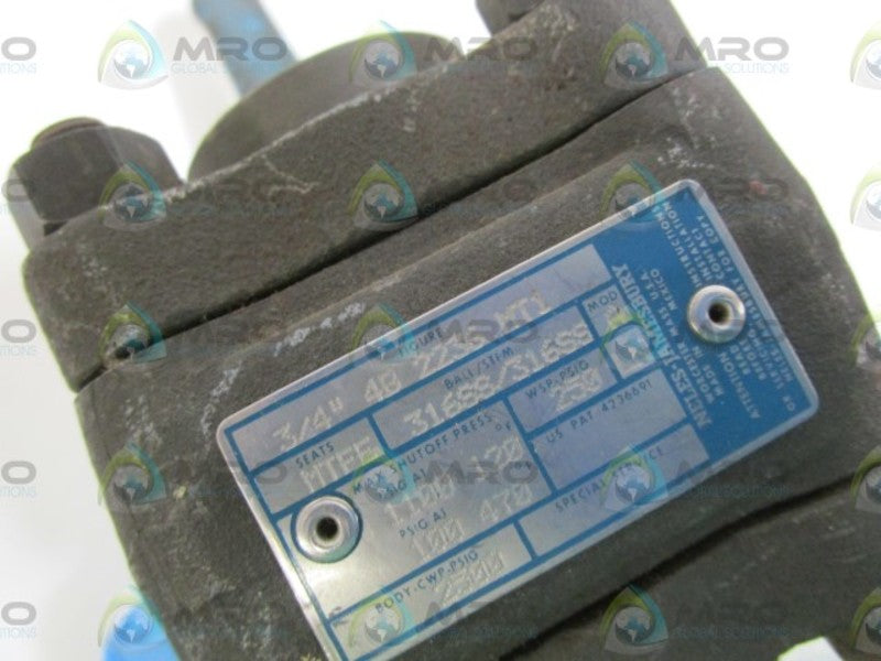 NELES-JAMESBURY BALL VALVE 3/4" 4B 2236 MT1 NSNP
