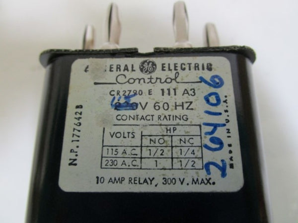 GENERAL ELECTRIC RELAY 115V CR2790E111A3 UNMP