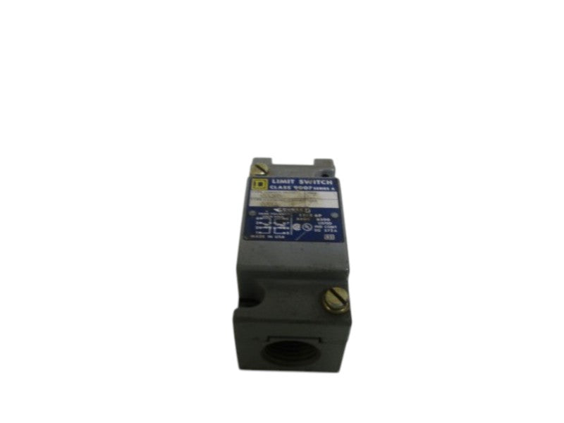 SQUARE D LIMIT SWITCH PLUG-IN UNIT LESS HEAD 9007-C062 SER .A UNMP