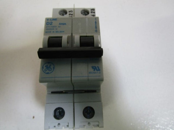 LOT OF 6 GENERAL ELECTRIC MINI CIRCUIT BREAKER V37202 NSMP