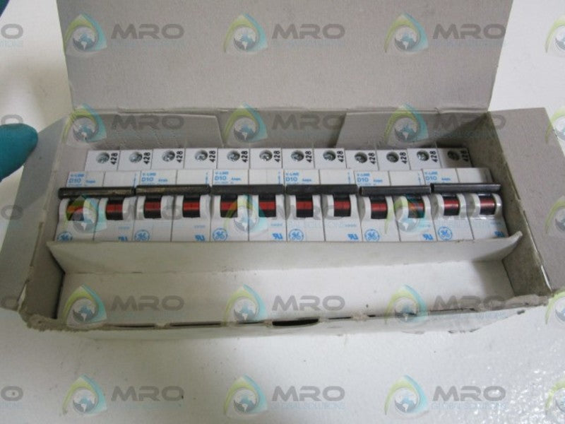 LOT OF 6 GENERAL ELECTRIC MINI CIRCUIT BREAKER V37210 NSMP