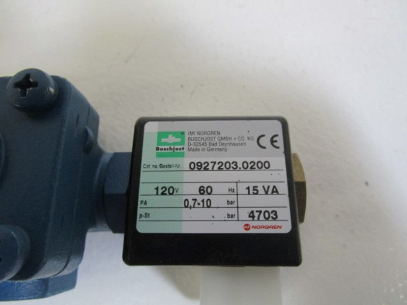 NORGREN VALVE 0927203.0200 NSNP