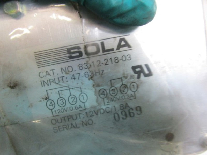 SOLA DC POWER SUPPLY 083-00218-0300-12 NSMP