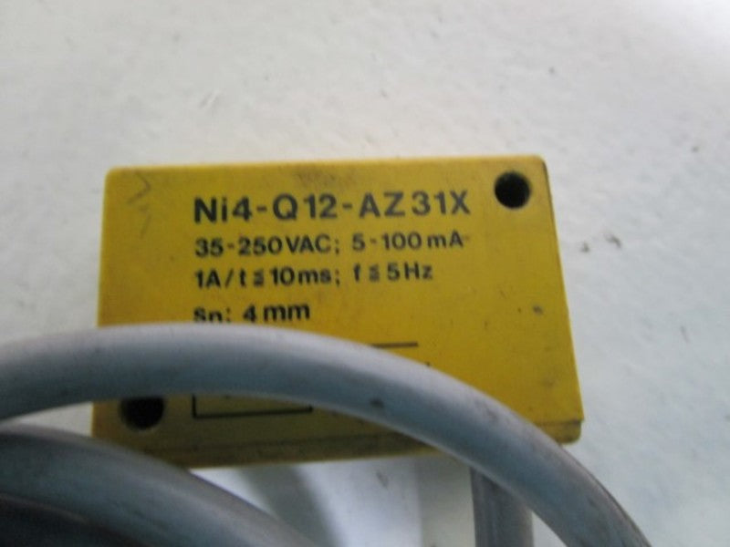 TURCK PROXIMITY SENSOR Ni4-Q12-AZ31X UNMP