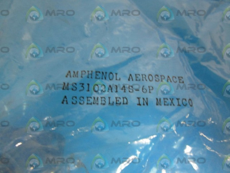 AMPHENOL CIRCULAR CONNECTOR MS3102A14S-6P  NSMP