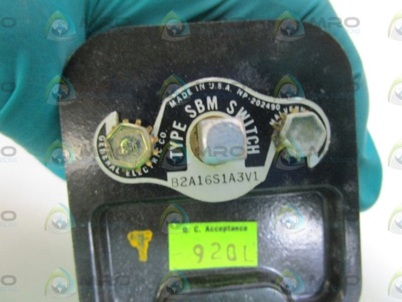 GENERAL ELECTRIC SBM SWITCH B2A16S1A3V1 (AS PICTURED-RUST) NSNP