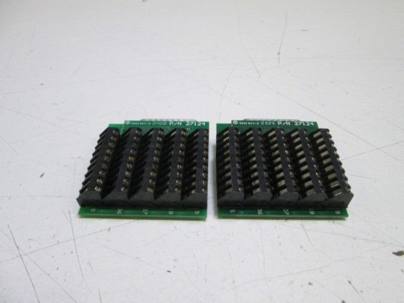 LOT OF 2 G&L ELECTRONICS CONNECTOR BOARD 27124 UNMP