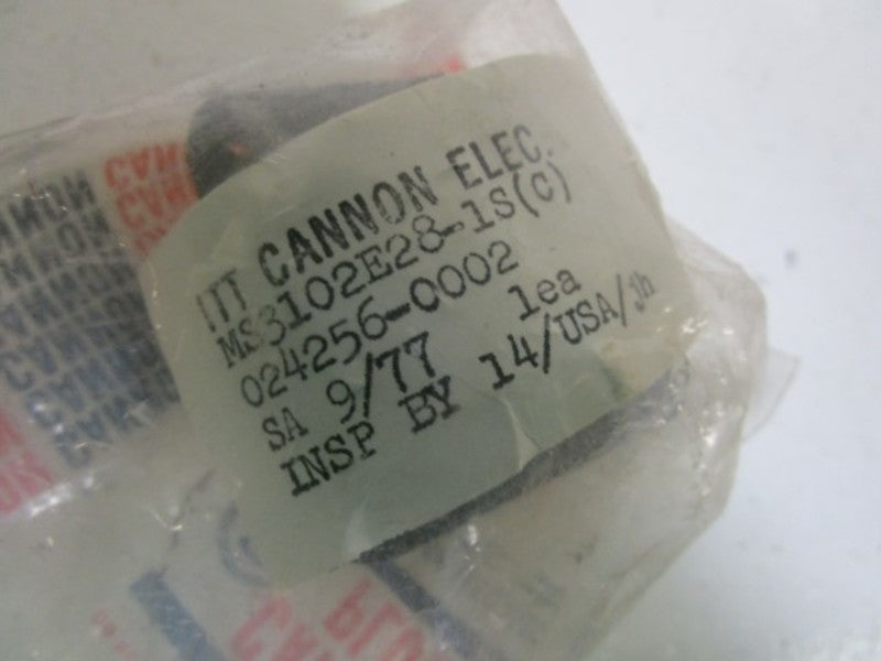 ITT CANNON CONNECTOR MS3102E28-1S NSMP