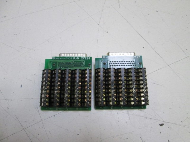 LOT OF 2 G&L ELECTRONICS CONNECTOR BOARD 27124 UNMP