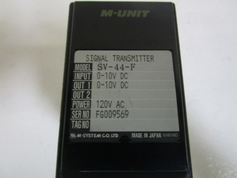 M-SYSTEM SIGNAL TRANSMITTER SV-44-F UNMP