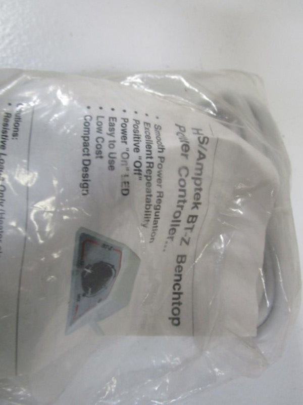 HS/AMPTEK BENCHTOP POWER CONTROLLER BT-Z NSNP IN BAG