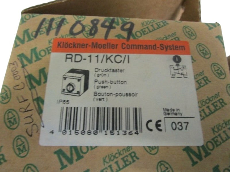 KLOCKNER MOELLER PUSH BUTTON (GREEN) RD-11/KC/I NSMP