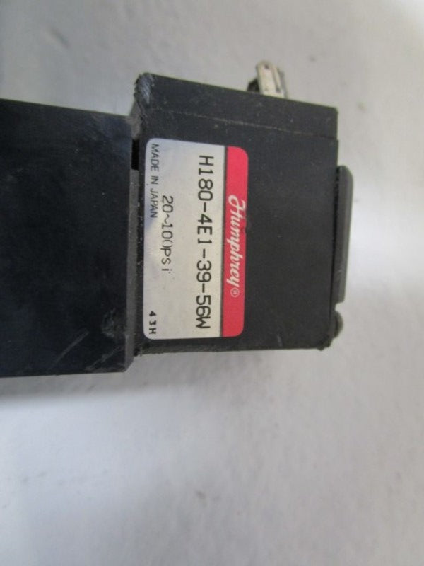 HUMPHREY SOLENOID 4WAY VALVE H180-4E1-39-56W UNMP