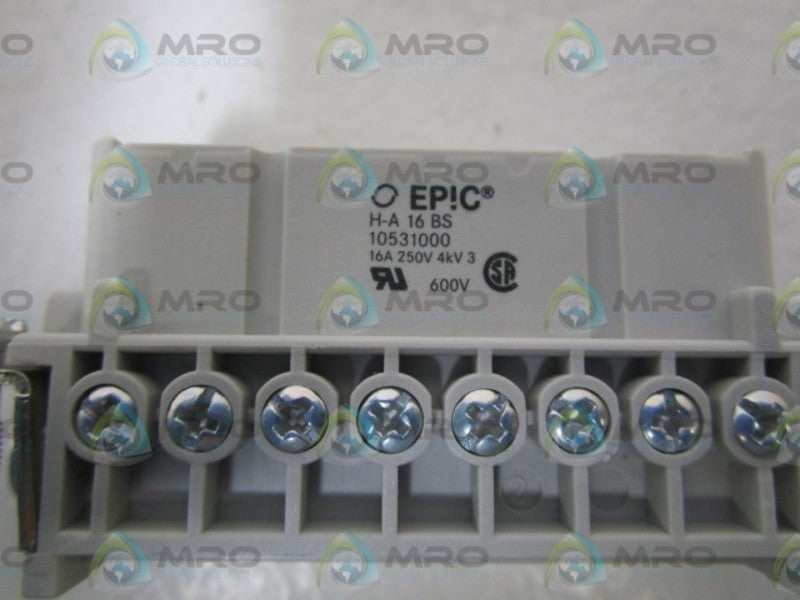 EPIC H-A 16 BS CONNECTOR 10531000  NSNP