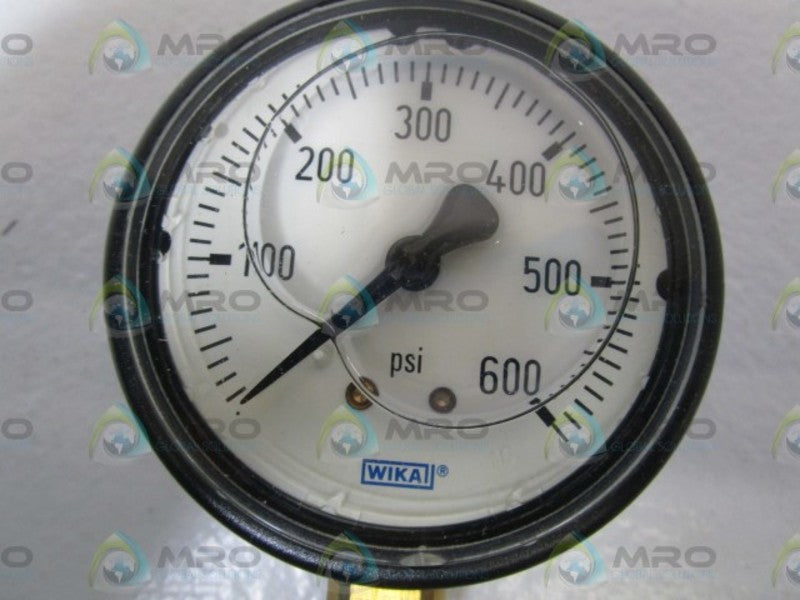 WIKA GAUGE 113.13 2.5" 600PSI 1/4" NPT LM 9693750 NSMP