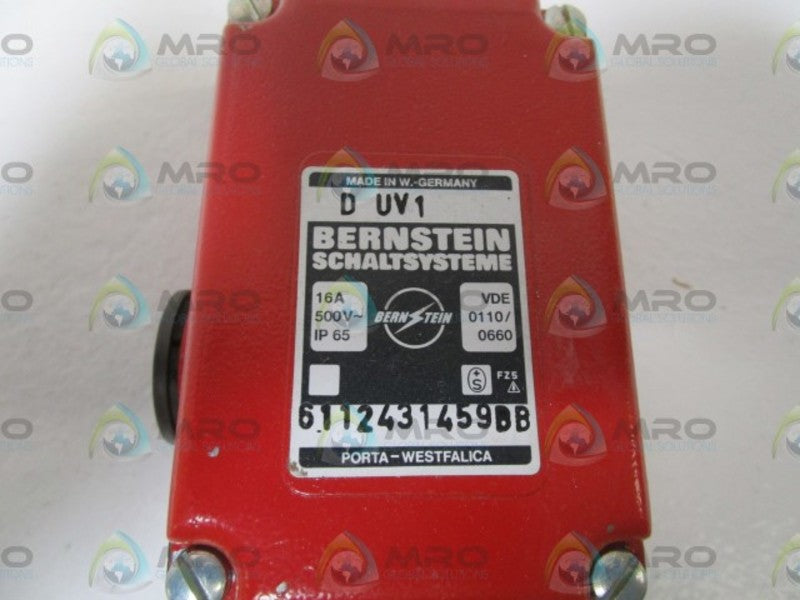BERNSTEIN LIMIT SWITCH D-UV1  NSMP