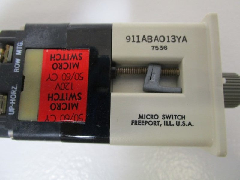 MICRO SWITCH SELECTOR SWITCH 911ABA013YA NSMP
