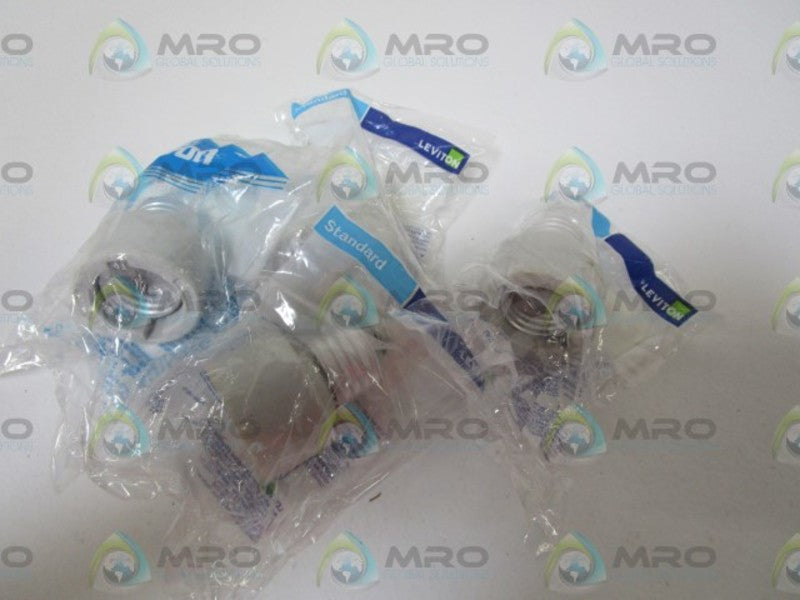 LOT OF 4 LEVITON LAMP SOCKET 001-2005 NSMP