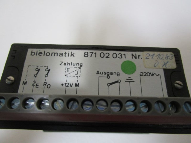 BIELOMATIK PANEL METER 87102031  UNMP