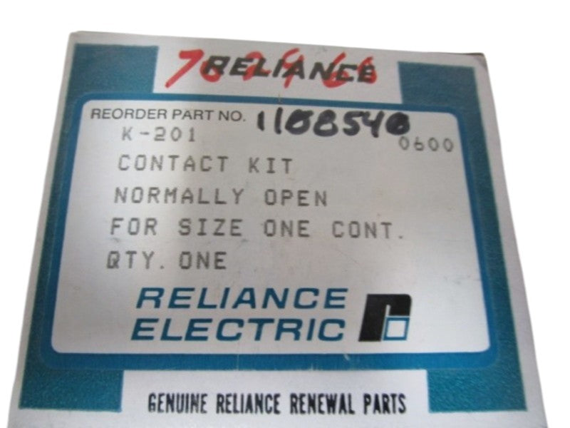 RELIANCE ELECTRIC CONTACT KIT K-201 NSMP