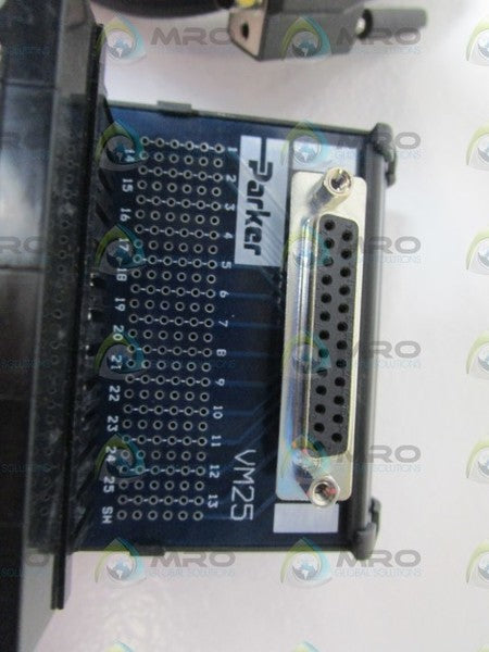 PARKER COMPUMOTOR VM25 I/O MODULE w/ CABLE NSMP