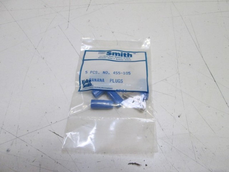 LOT OF 5 HH SMITH BANANA PLUGS 455-105 NSMP
