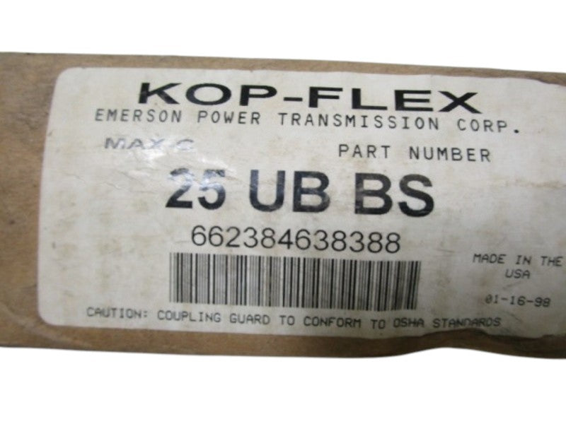 LOT OF 10 KOP-FLEX K2.5 COUPLING 25 UB BS  NSMP
