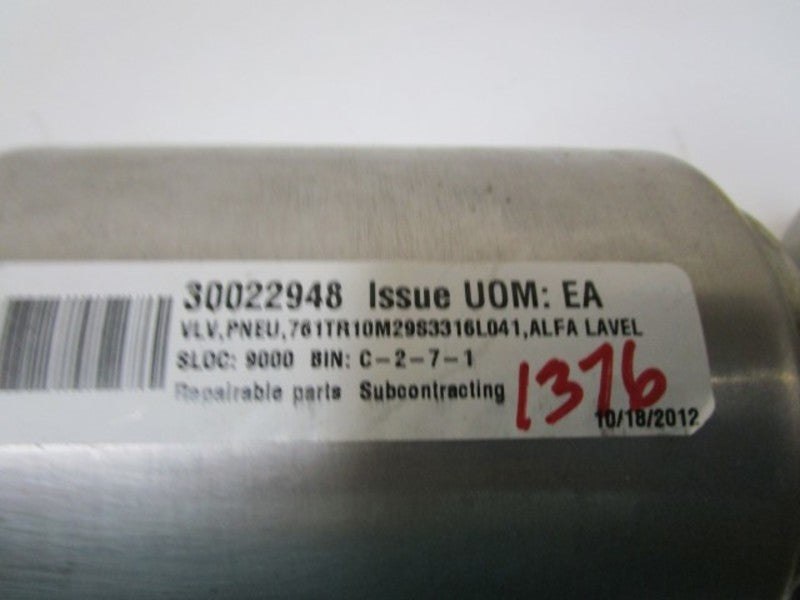 TRI-CLOVER 761TR10M29S3316L041 PNEUMATIC VALVE ACTUATOR NSNP