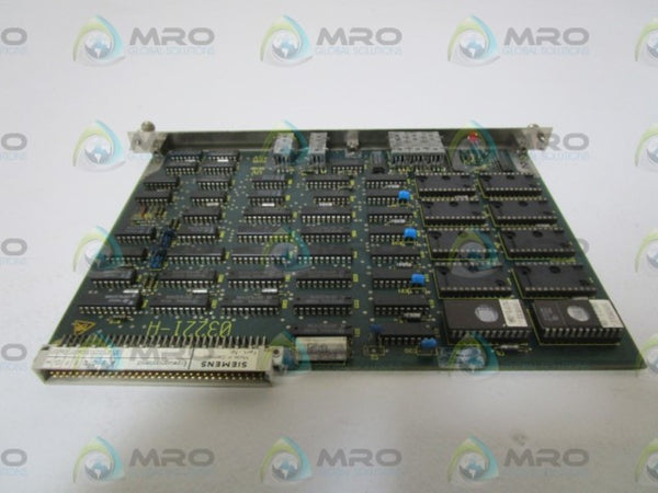 SIEMENS TEST BOARD 6FX1118-6AB01 UNMP