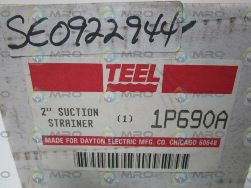 TEEL 2" SUCTION STRAINER 1P690A NSFS