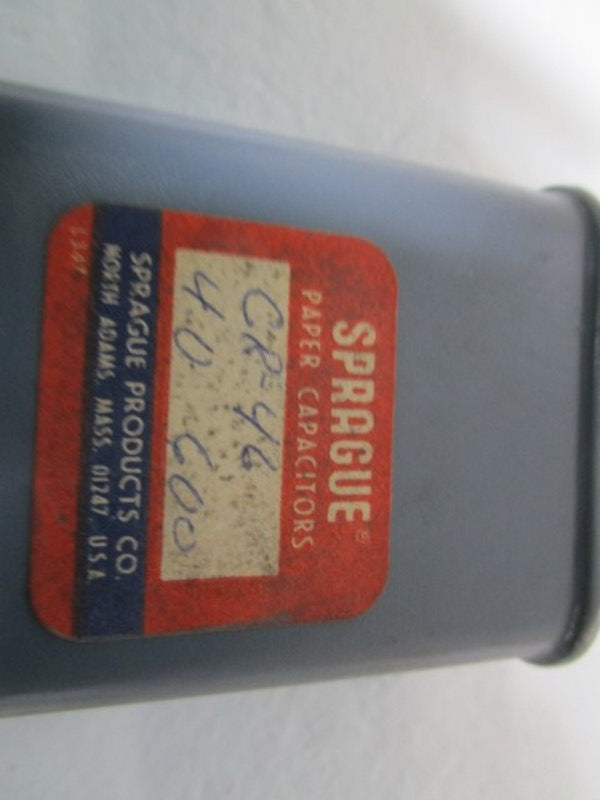 SPRAGUE CAPACITOR CR-46 NSNP