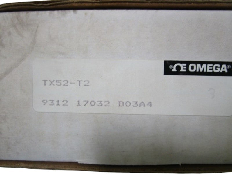 OMEGA TX52-T2 THERMOCOUPLE TRANSMITTER 0/200C NSMP