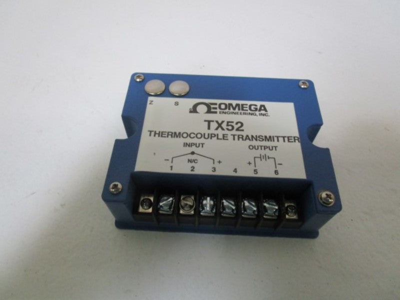 OMEGA TX52-T2 THERMOCOUPLE TRANSMITTER 0/200C NSMP