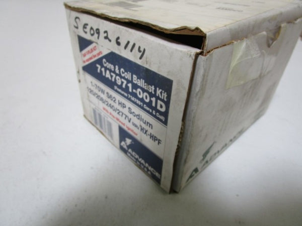ADVANCE CORE & COIL BALLAST KIT 71A7971-001D * NEW IN BOX *