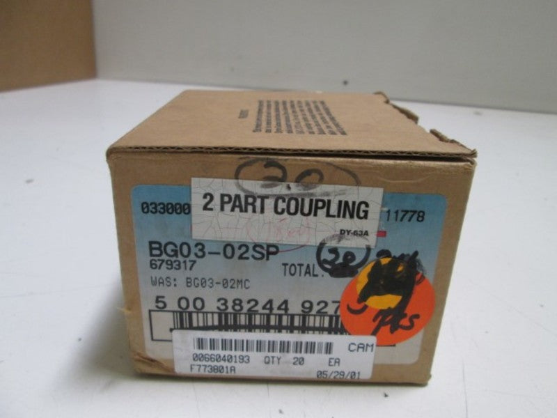 LOT OF 18 HYDRUALIC HOSE FITTING BG03-02SP NSMP