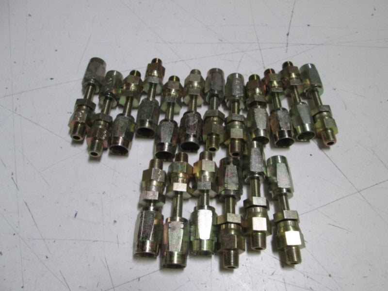 LOT OF 18 HYDRUALIC HOSE FITTING BG03-02SP NSMP